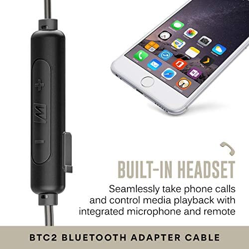 MEE audio M6 PRO In-Ear Monitor Headphones – 2 nd Gen Model with Superior Sound Quality, Customizable Fit Memory Wire Earhooks, and Durable Replaceable Cables for Professional Musicians – Noise Isolation Earbuds with Dual Cord Options (Black) – Perfect for Live Performances and Studio Recording