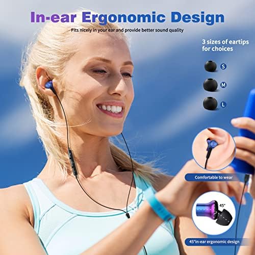 COOYA USB C Wired Earbuds – Premium Noise-Isolating In-Ear Headphones with Magnetic Comfort Design for Exceptional Sound Quality – Perfect Compatibility with i Phone 16 Pro Max, i Pad 10, Samsung S25 Ultra, and More – Ideal for Audiophiles Seeking Unmatched Audio Experience and Hands-Free Functionality