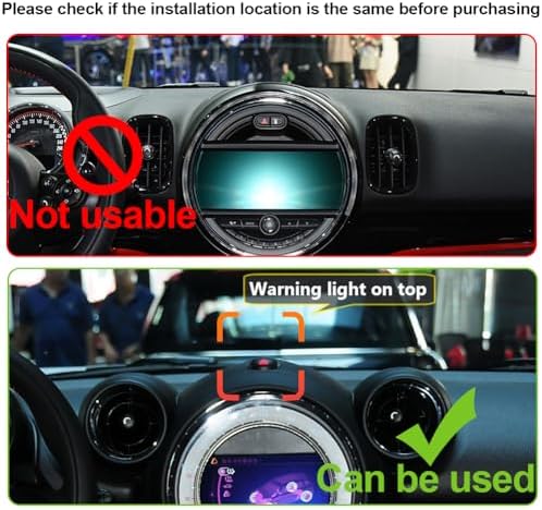 Car Phone Holder for BMW MINI Cooper Auto Accessories [Only for 2007-2013 MINI Cooper] [Auto Lock Hands Free Cell Phone Mount Car fits for iPhone & All Smartphones] – Enhanced Compatibility and Speed