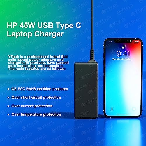 Ultra-Slim 65 W USB-C AC Adapter for Lenovo Think Pad and Yoga Series – Compact Power Solution with Smart Voltage PD3.0 Technology for Enhanced Charging Speed – Perfect Replacement for Your Laptop Charger – Ideal for Home and Office Use – Includes Power Cable and Cable Management Features – Compatible with Multiple Lenovo Models