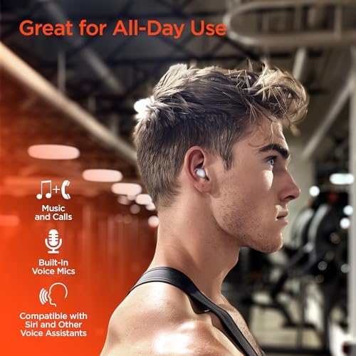 Hyper Gear Mini True Wireless Earbuds – Advanced Noise-Cancellation for Sleep Enhancement – 20-Hour Long Battery Life for Continuous Relaxation – Ergonomic Comfort Design Perfect for Meditation and Travel – Multi-Device Bluetooth Compatibility for Ultimate Versatility – Experience Uninterrupted Rest and Rejuvenation