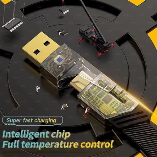 4-in-1 PD 65W Fast Charging Cable (2-Pack: 6FT & 4FT) – Flat Braided, Anti-Tangle USB-C Charger Cord – Universal for Laptop, Smartphone & Tablet – Enhanced Compatibility and Speed