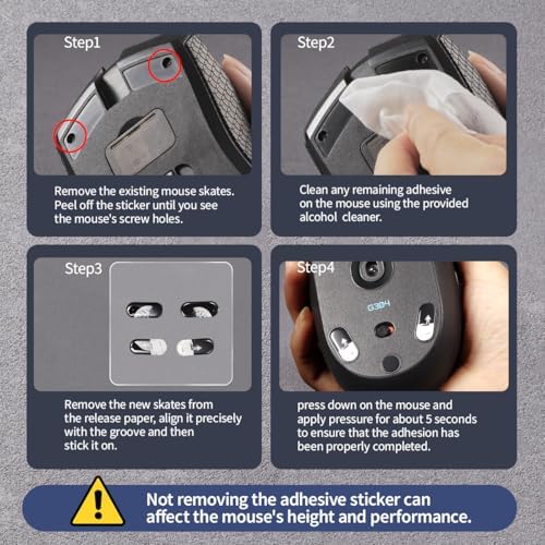 Transform Your Gameplay with immoenuc Glass Mouse Skates for Logitech G502 X Plus & Lightspeed – Ultra-Smooth, Durable Feet Pads for Enhanced Speed and Precision in Gaming Performance!