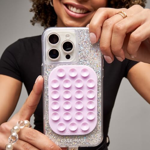 Transform Your Mobile Interaction with the Case-Mate Stick it! Magnetic Suction Cup Phone Mount – Effortless Hands-Free Grip for i Phone 14/15/16 Pro Max Series – Chic Stardust Finish & Superior Mag Safe Integration – Perfect for Content Creators & Seamless On-the-Go Navigation Solutions