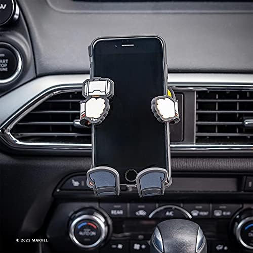 Marvel Spiderman Hug Buddy Adjustable Air Vent Smartphone Holder – Universal Car Mount for i Phone, Samsung Galaxy, LG & More – Secure & Stylish Phone Accessory for Safe Driving & Easy Navigation