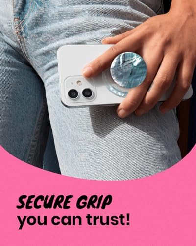 Seashell-Inspired Phone Grip Stand – Stylish Blue-Green Collapsible Holder for Smartphones and Tablets – Ultimate Stability and Hands-Free Viewing Solution – Perfect Gift for Tech Enthusiasts and Trendsetters