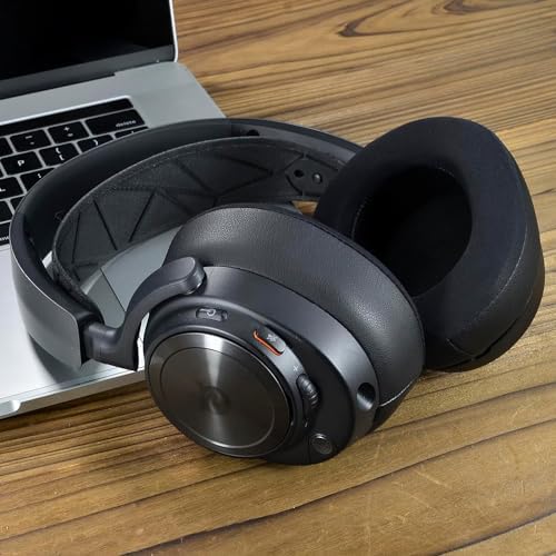 Upgrade Your Arctis Nova Pro Wireless Headphones with Premium Cooling-Gel Earpads – Experience Unmatched Comfort and Noise Isolation with Enhanced Thickness for Extended Listening Sessions – Perfect Fit and Easy Installation for Audiophiles and Gamers