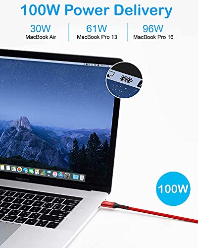 15 FT USB C to USB C Charging Cable – 100 W Fast Power Delivery for i Phone 15 Pro Max, Mac Book Air, i Pad Pro, Samsung Galaxy, One Plus, Google Pixel, PS5 & Xbox – Ultimate Durability and Enhanced Compatibility for Rapid Charging and Data Transfer