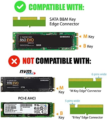 Transform Your Storage with ICY DOCK EZConvert MB703 M2 P-B | Tool-Free M.2 SATA SSD to 2.5-Inch SATA III Adapter for Enhanced Compatibility and Speed | Effortless Hot-Swap Accessory for Seamless Data Integration and Superior Performance | Durable Aluminum Design with Optimal Heat Dissipation for Maximum Reliability in Laptops and Desktops | Upgrade Your Data Transfer Experience Up to 6 Gbps with This Compact and Lightweight SSD Enclosure
