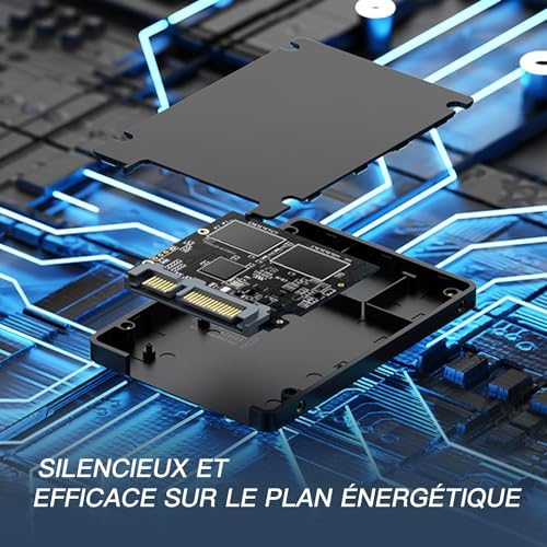 Transform Your Device with King Spec 1 TB SATA III 2.5″ SSD – Ultra-Fast Internal Solid State Drive for Unbeatable Speed and Reliability Across Laptops, Desktops & All-in-Ones – Advanced 3 D NAND Flash TLC Tech for Exceptional Performance and Durability