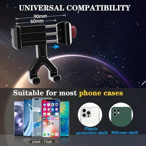 Revolutionary Aluminum Smartphone Holder for Ford F-150, Expedition & Super Duty | 360° Adjustable Vent Mount for i Phone & Android | Sturdy Durability Meets Chic Design | Installs Effortlessly for Integrated Vehicle Use and Enhanced Safety