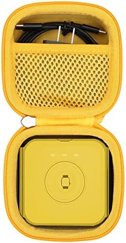 Khanka Premium Hard Shell Case for Iseyyox, RTOPS, Hicober & UCOMX Nano 3-in-1 Wireless Charger – Shock-Resistant, Lightweight Yellow Travel Accessory for Optimal Protection and Seamless Organization While On the Move
