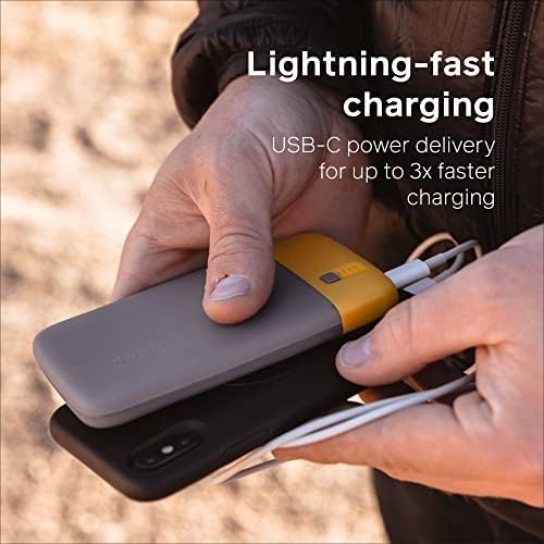 Bio Lite Charge 20 PD Portable Power Bank – 6,000 m Ah Multi-Device Fast Charger with 18 W USB-C In/Out and USB-A Output for Ultimate Compatibility and Convenience on the Go