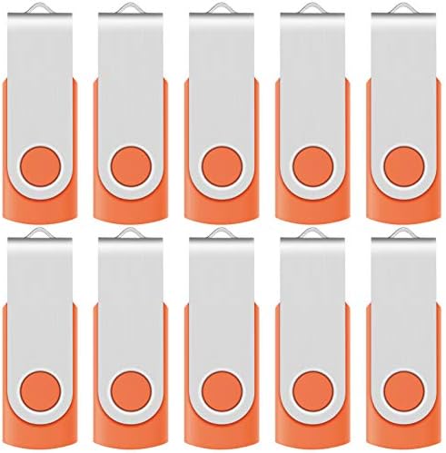 Enfain 10-Pack Red USB Flash Drives 16 GB – High-Speed USB 2.0 Memory Sticks with LED Indicator & 12 Labels for Easy Organization – Reliable & Portable Data Storage Solution for Professionals and Students