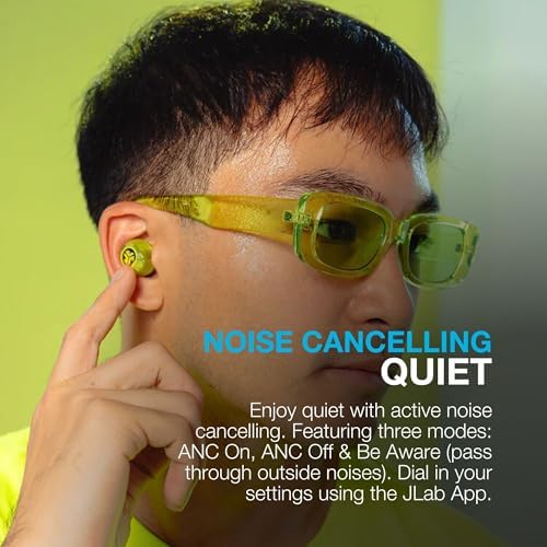 Unleash Unmatched Audio Quality with JLab Go Pop ANC True Wireless Earbuds – Advanced Active Noise Cancelling for Total Immersion, Versatile Dual Connect for Personalized Listening, High-Performance 10 mm Drivers Delivering Rich Sound, Customizable Profiles via JLab App, Ergonomic Design Ensuring All-Day Comfort, Effortless Google Fast Pair Connectivity – Transform Your Listening Journey with Innovative Features and Unrivaled Performance