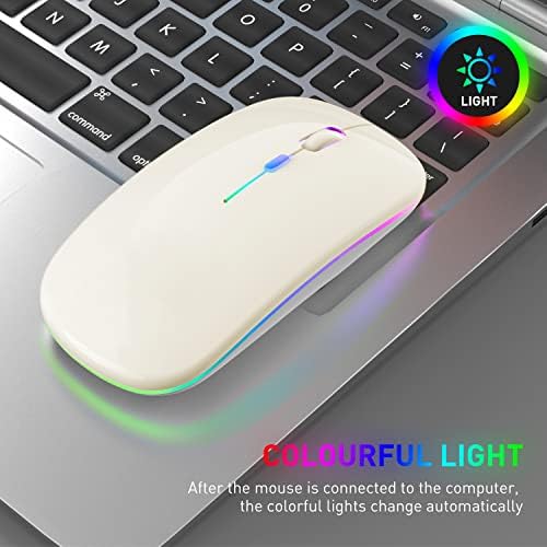 Sleek Bluetooth Wireless Mouse for Mac, Windows & i Pad – Ergonomic Design, High-Precision Navigation, Rechargeable & Dual-Mode Compatibility (Gray & Black) – Elevate Your Productivity with Clutter-Free Connectivity