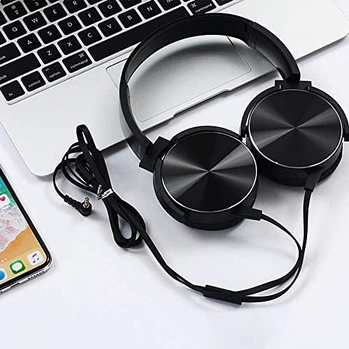 K-12 Classroom Headphones with Microphone – Durable Wired Student Audio Solution for Enhanced Online Learning, Travel & Library Use – Comfortable Fit, Adjustable Design, Superior Sound Quality & Device Compatibility for Kids – 2 Pack