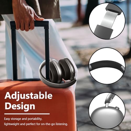 Transform Your Listening Journey with Y01 Wireless Over-Ear Headphones – Advanced Bluetooth 5.3, Superior Noise Cancellation, 48-Hour Battery Life, and Exceptional Comfort in Elegant Pink – Perfect for i OS, Android, Samsung, and PC Enthusiasts Seeking Seamless Audio Bliss