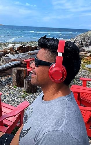 Elevate Your Audio Experience with Vizliter TWS Bluetooth Over-Ear Headphones – Unmatched Noise Cancellation, Rich Deep Bass, Built-In Microphone, and Stunning LED Design for Ultimate Comfort and Connectivity