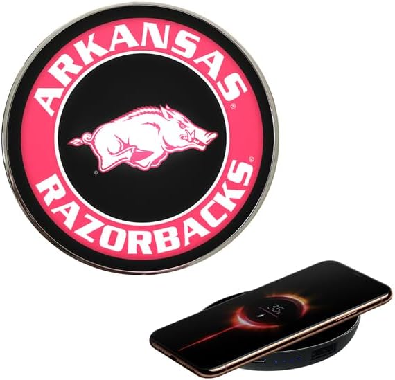 LSU Illuminated Logo Wireless Charger & Portable Power Bank – Dual Charging Pad for Wired and Wireless Devices, Fast Charging Technology, Ideal NCAA Gifts for Graduates and Fans, Ultimate Charging Solution with Enhanced Compatibility