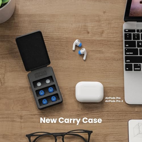 Transform Your Air Pods Pro with Foam Masters Ultra-Premium Memory Foam Ear Tips | 3 Pairs in Black Magic Ver 6.0 | Unmatched Comfort & Secure Fit | Advanced Noise Cancellation for Enhanced Audio | Replacement Ear Buds S/M/L for Tailored Listening Experience | Elevate Your Sound Quality and Enjoy All-Day Wearability with Ergonomic Design