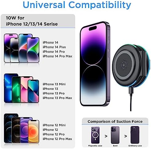 Revolutionize Your Charging Routine with the Ultimate 3-in-1 Magnetic Wireless Charger – Lightning-Fast Qi-Certified Power for Smartphones, Smartwatches, and Earbuds – Compact Foldable Design Perfect for On-the-Go Lifestyle – Elegant Black Finish for a Modern Touch