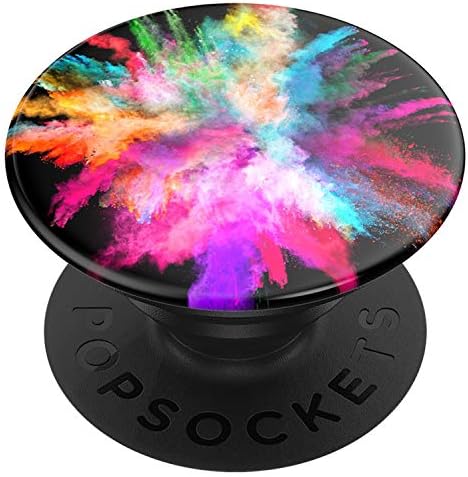 Vibrant Mag Safe Rainbow Glass Pop Socket Grip & Stand – Secure Hands-Free Kickstand for Effortless Wireless Charging and Enhanced Smartphone Functionality