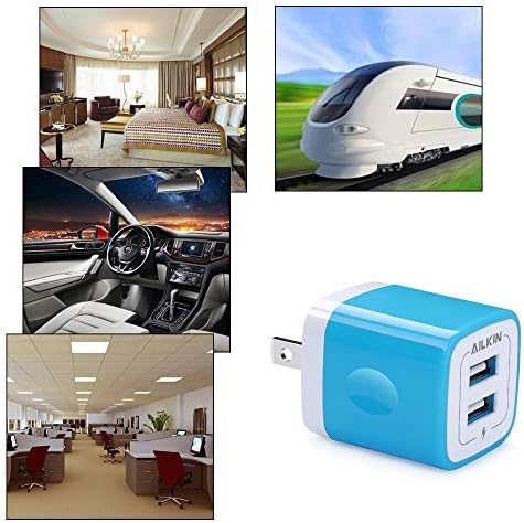 Ultimate AILKIN USB Multi-Port Charging Block – Rapid Charge Station for Home & Travel, Compact Wall Charger Cube with 4 USB Ports, Universal Compatibility for i Pad, i Phone, i Pod, Samsung, and More – Safe, Efficient Power Solution for Multiple Devices