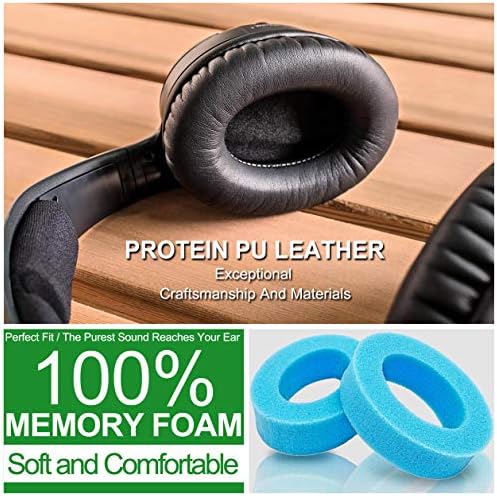 Upgrade Your Audio Experience: Premium Memory Foam Replacement Ear Pads for RS120, RS 110, and HDR120 Wireless Headphones – Enhanced Comfort and Sound Isolation with Durable ABS Rings for Long-lasting Performance
