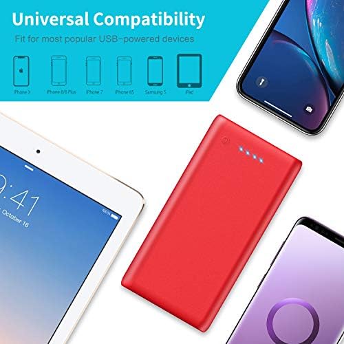 Maximize Your Power On-the-Go: 26800 m Ah Ultra-High Capacity Portable Charger with Dual USB Outputs for High-Speed Charging – Universal Compatibility with i Phone 16/15/14/13/12, Galaxy, Android & More – Lightweight & Safe External Battery Pack for Travel & Daily Use