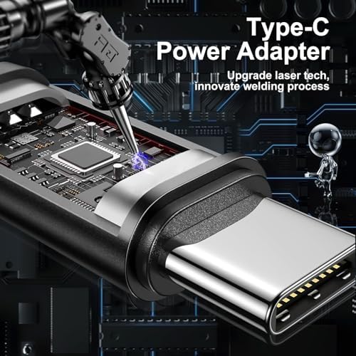 High-Speed 65 W USB Type-C Charger for Dell Laptops – Compatible with Latitude 5530, Inspiron 7425, XPS 13 & More – Enhanced Efficiency & Multi-Protection Design for Safe Charging – Perfect Power Adapter for Home & Office Use – Universal Fit for New Dell Models with 30-Day Money Back Guarantee and 12-Month Warranty