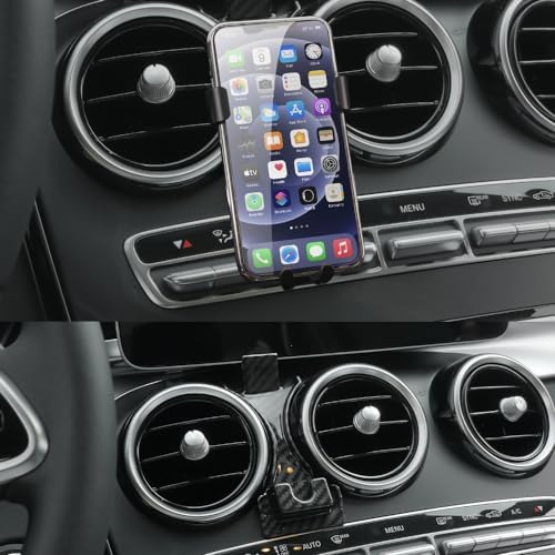 Premium Adjustable Car Phone Holder for Benz C-Class (2019-2022) – Secure Air Vent Mount Compatible with 4.7″ to 6.7″ Smartphones – Ultimate Driving Convenience and Enhanced Safety Features