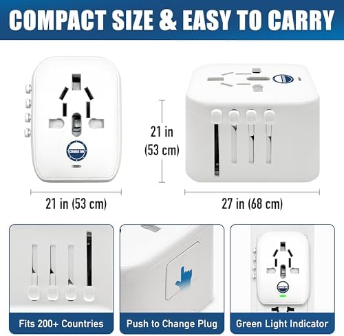 Ultimate Cruise Power Strip with 3.3 ft Extension Cord & Fast Charging USB Ports – Non-Surge Design for Seamless Connectivity on Carnival, Princess & Major Cruise Lines (2025/2026) – Essential Travel Accessory for All Devices