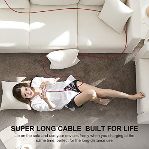 CLEEFUN 26 ft Long USB C Charging Cable – Premium Nylon Braided USB A 2.0 to Type C Cord for Fast Charging & Data Transfer, Ideal for PS5 Controller, Nintendo Switch, Galaxy Note, and USB-C Devices – Unmatched Durability and Flexibility