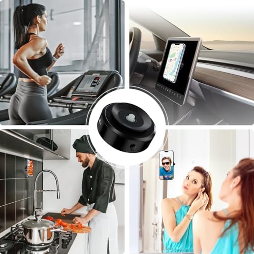 Revolutionary Magnetic Phone Holder for All Smartphones – Ultimate Hands-Free Solution with Vacuum Suction Technology for Car and Gym – Exceptional Stability and Seamless Multitasking Anywhere