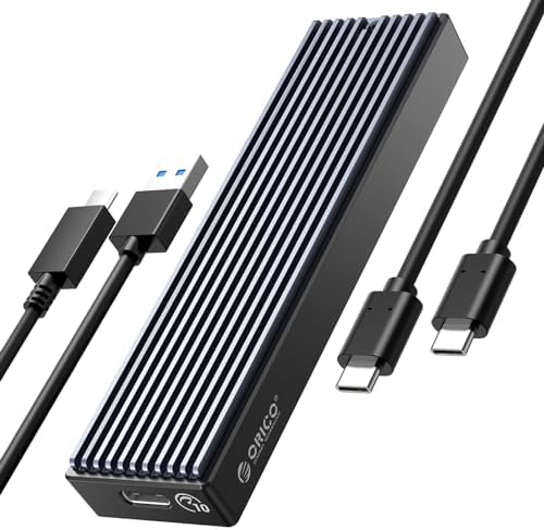 Elevate Your Storage Solutions with the ORICO M.2 NVMe SSD Enclosure – USB 3.1 Gen 2 Adapter for Ultra-Fast 10 Gbps Data Transfer, Supports 8 TB M.2 SSDs (2230/2242/2260/2280) with UASP for Enhanced Speed and Compatibility – Perfect for Gamers, Creative Professionals, and Data Enthusiasts
