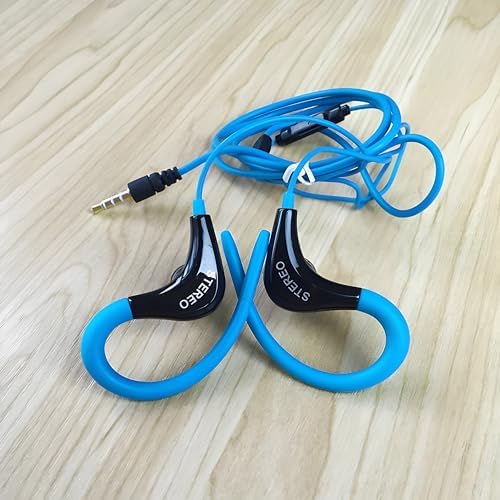 Premium Wired Earphones with Microphone for Active Lifestyles – Noise Cancelling In-Ear Headphones with Deep Bass Stereo Sound for Workouts, Gaming, and Clear Calls (Black) – Versatile Compatibility and Ergonomic Comfort