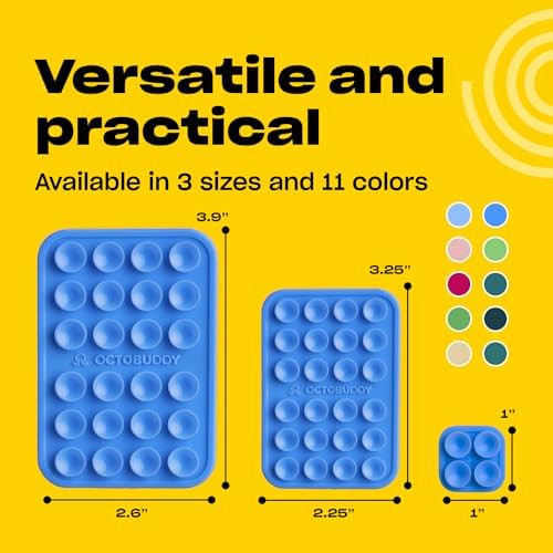 Effortless Hands-Free Silicone Suction Phone Mount – Ideal for Capturing Selfies & Videos on the Go, Compatible with i Phone & Android – Stylish Baby Blue Jay Design for Secure Grip and Portability – The Ultimate Accessory for Content Creators and Live Streamers