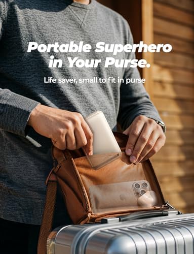 LISEN Qi2 Certified 15 W Mag Safe Portable Charger – 10,000 m Ah Battery Pack with Foldable Stand, Fast 30 W USB-C Charging for i Phone 16/15/14/13 – Sleek Wireless Power Bank for On-the-Go Convenience and Enhanced Compatibility