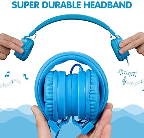 Premium ONTA Kids Headphones – Comfortable Noise-Canceling On-Ear Headset for Young Learners | Durable Wired Earphones Designed for School, Travel, and Home | Perfect Fit for i Pads, Smartphones, and Laptops | Unmatched Sound Quality for Ages 3+