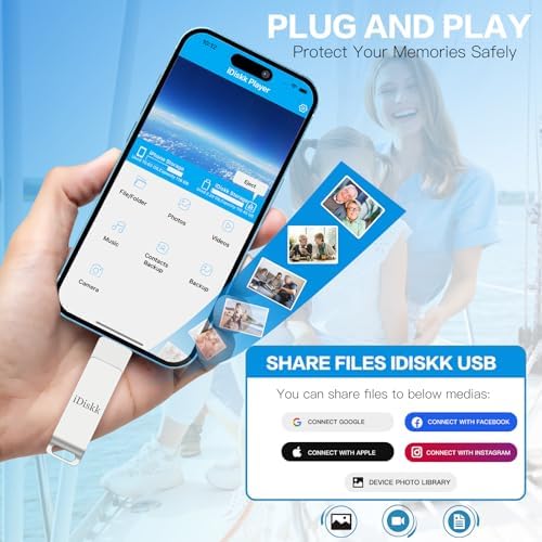 Maximize Your Apple Device Storage with the App-le MFi Certified 128 GB i Diskk Flash Drive – Ultimate i Phone and i Pad Photo Backup Solution for Effortless Data Management, High-Speed Transfers, and Enhanced Compatibility Across All Your Devices