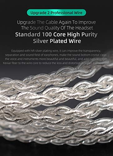 Kinboofi KZ ZSTX High-Fidelity In-Ear Monitor Headphones with Hybrid Driver Technology – Premium 1 BA 1 DD Wired Earbuds in Stunning Purple, Detachable Cable for Enhanced Versatility and Comfort, Ideal for Audiophiles and Gamers Seeking Superior Sound Quality