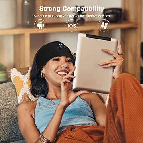 Discover the Ultimate Comfort with LC-dolida’s Bluetooth Sleep Headband – The Perfect Fusion of Relaxation and Functionality for Insomnia Relief and Active Lifestyles – USB-C Rechargeable, Soft Fabric, Ideal for Meditation, Yoga, Travel, and Workouts – Experience Seamless Connectivity with Bluetooth 5.4 and Enjoy High-Quality Sound while Blocking Out Distractions – Lightweight and Breathable Design for All-Night Wear – Elevate Your Sleep and Focus on Wellness with Our Dual-Function Sleep Mask and Headphones – A Thoughtful Gift for Yourself or Loved Ones Seeking Serenity and Comfort in Every Moment.