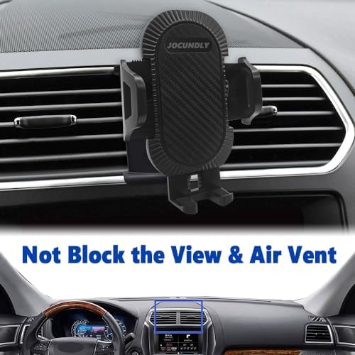 Adjustable Air Vent Car Phone Mount for 2016-2019 Explorer SUV – Thick Case Compatible Mobile Holder for Optimal Navigation & Hands-Free Operation – Quick Install Cradle for All Smartphones – Enhanced Safety & Versatility for Your Driving Experience