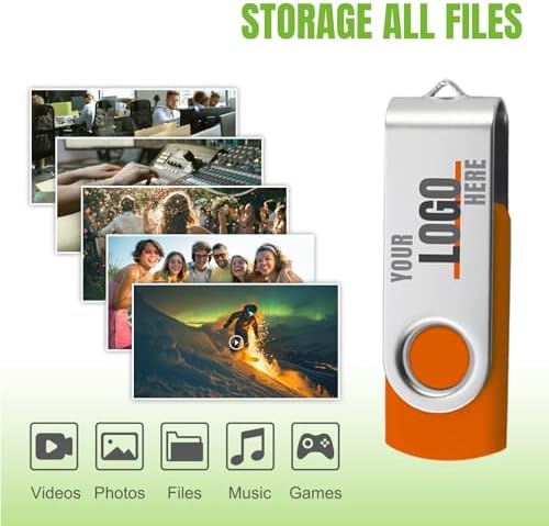 Maximize Your Storage Potential with the JBOS 10-Pack of 4 GB USB Flash Drives – Durable Swivel Design, Enhanced USB 2.0 Compatibility, Ideal for Documents & Multimedia, Sleek Black Finish with Label Sheets for Organization, Perfect for Students and Professionals