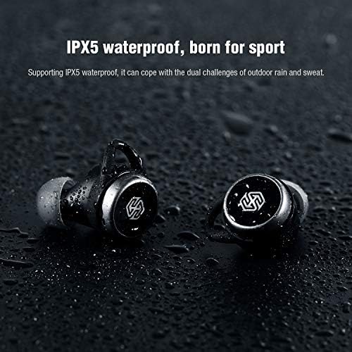 Nillkin TW004 Gray Wireless Earbuds – Premium Sound Performance with Quick Charge Technology for Audiophiles and Everyday Users, Comfortable Ergonomic Design and Universal Device Compatibility for Ultimate Listening Pleasure