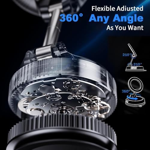 Upgraded 360° Vacuum Magnetic Phone Holder, Suction Cup Phone Mount, Foldable Strong Magnetic Cell Holder for Car/Gym/Mirror/Smooth Surface, Compatible with Magsafe iPhone (White) – Enhanced Compatibility and Speed