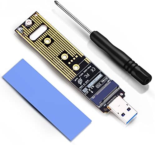 Unlock Ultimate Storage Potential: ZEXMTE M.2 NVMe USB 3.1 Adapter – High-Speed 10 Gbps Data Transfer, Compatible with 2230, 2242, 2260, 2280 Size SSDs, Plug-and-Play Design for Seamless Use Across Laptops, Desktops, and Gaming Consoles, Durable Aluminum Casing for Enhanced Heat Dissipation – Perfect for Professionals & Enthusiasts Seeking Efficient Data Management and Storage Expansion Solutions