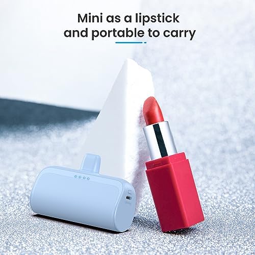Ultra-Compact 5200 m Ah Power Bank for i Phone – PD Fast Charging Mini Portable Charger with Enhanced Compatibility for i Phone Models 14/13/12/11/XS/XR/X/8/7/6/6 s – Essential On-the-Go Battery Backup for Busy Lifestyles