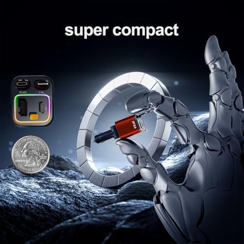 Revolutionary 2025 Micro-Version 4-in-1 Retractable Car Charger – 69 W Fast Charging USB C Adapter for i Phone 16/15/14/13, Samsung Galaxy, i Pad, Pixel – Ultimate Convenience with Tangle-Free Design and Enhanced Compatibility for All Your Devices